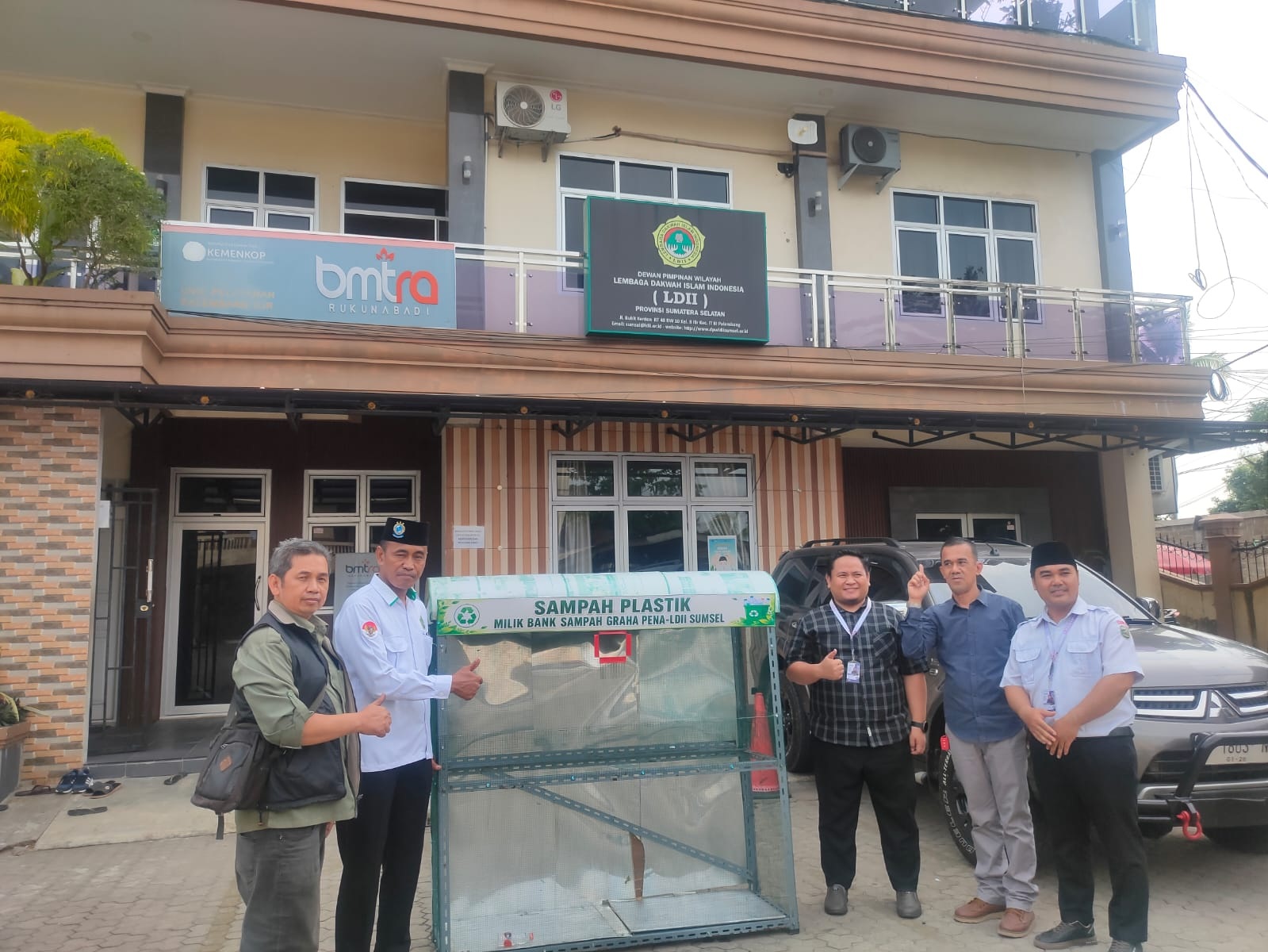 LDII Sumsel-Bank Sampah Graha Pena Sinergi Kelola Sampah Anorganik, Bisa Jadi Contoh Se-Sumsel
