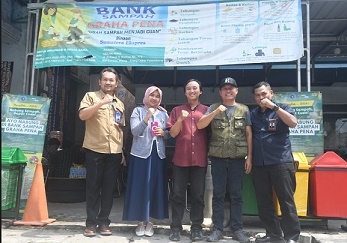 Tim Bank Indonesia Kunjungi Bank Sampah Graha Pena, Jajaki Peluang Kolaborasi